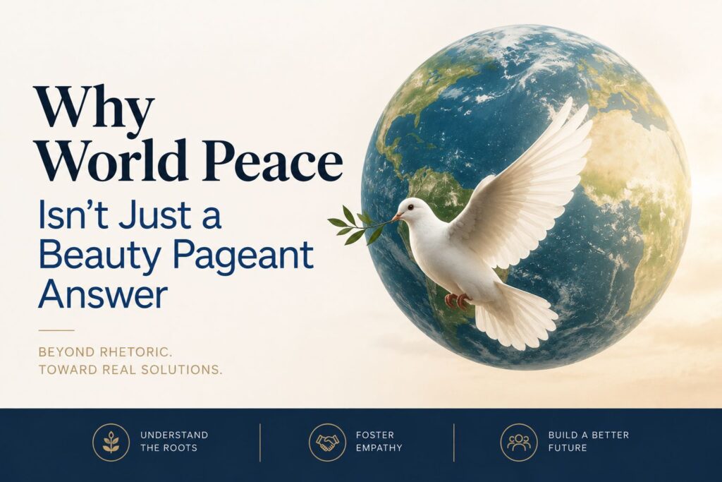Why World Peace Isn't Just a Beauty Pageant Answer