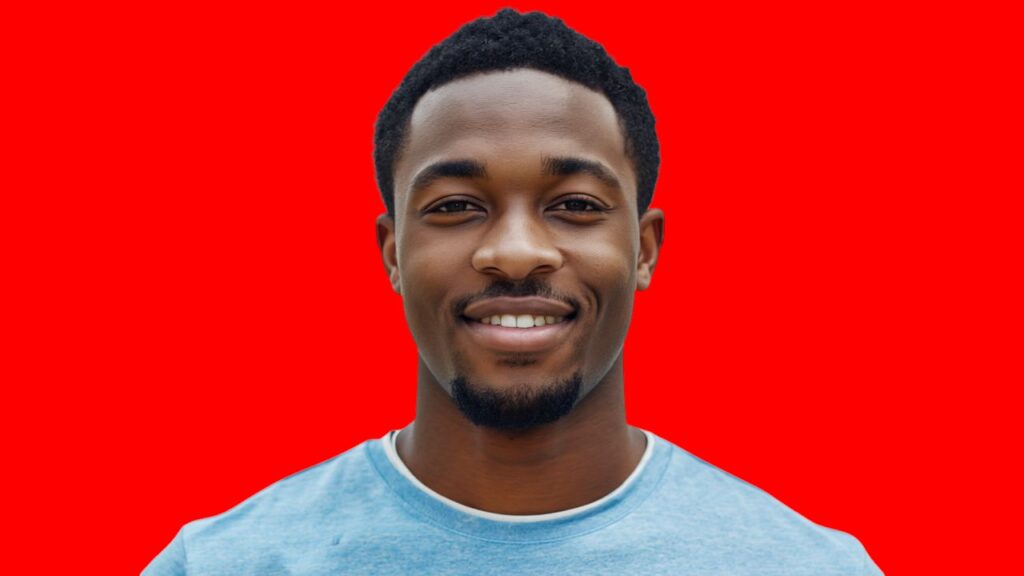 Red background passport photograph. Why Nigerians love red background passport photograph