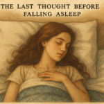 the last thought before falling asleep poem